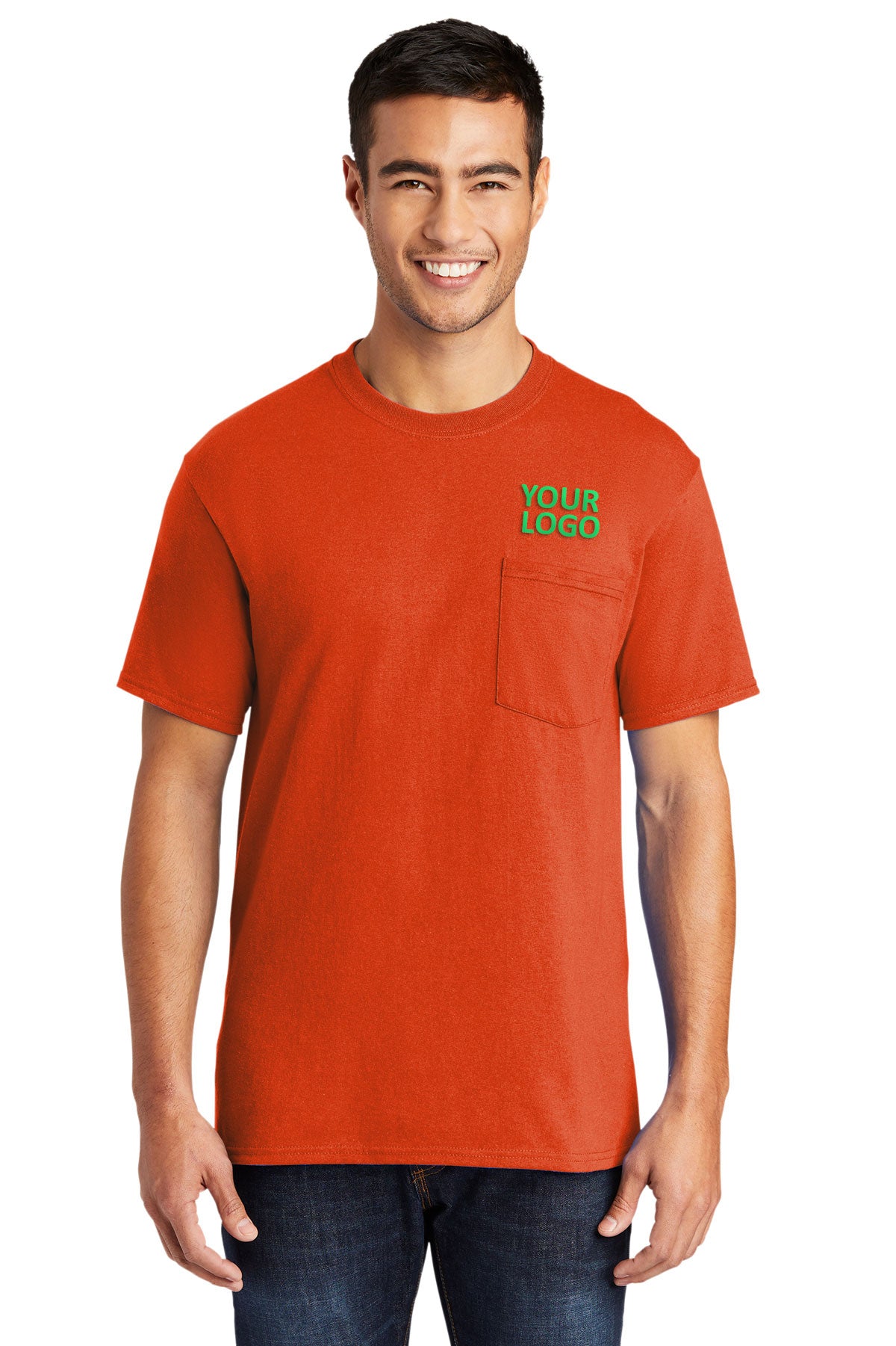 Port & Company Tall Core Blend Pocket Tee