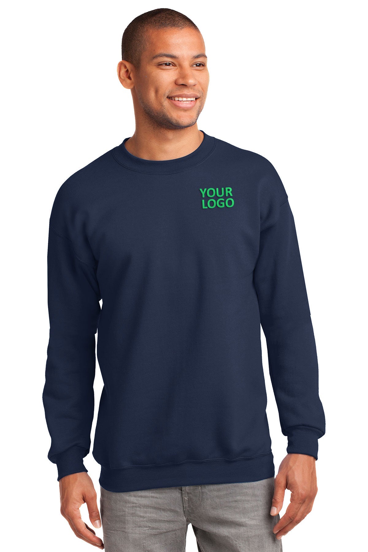 Port & Company Navy PC90T custom design sweatshirts