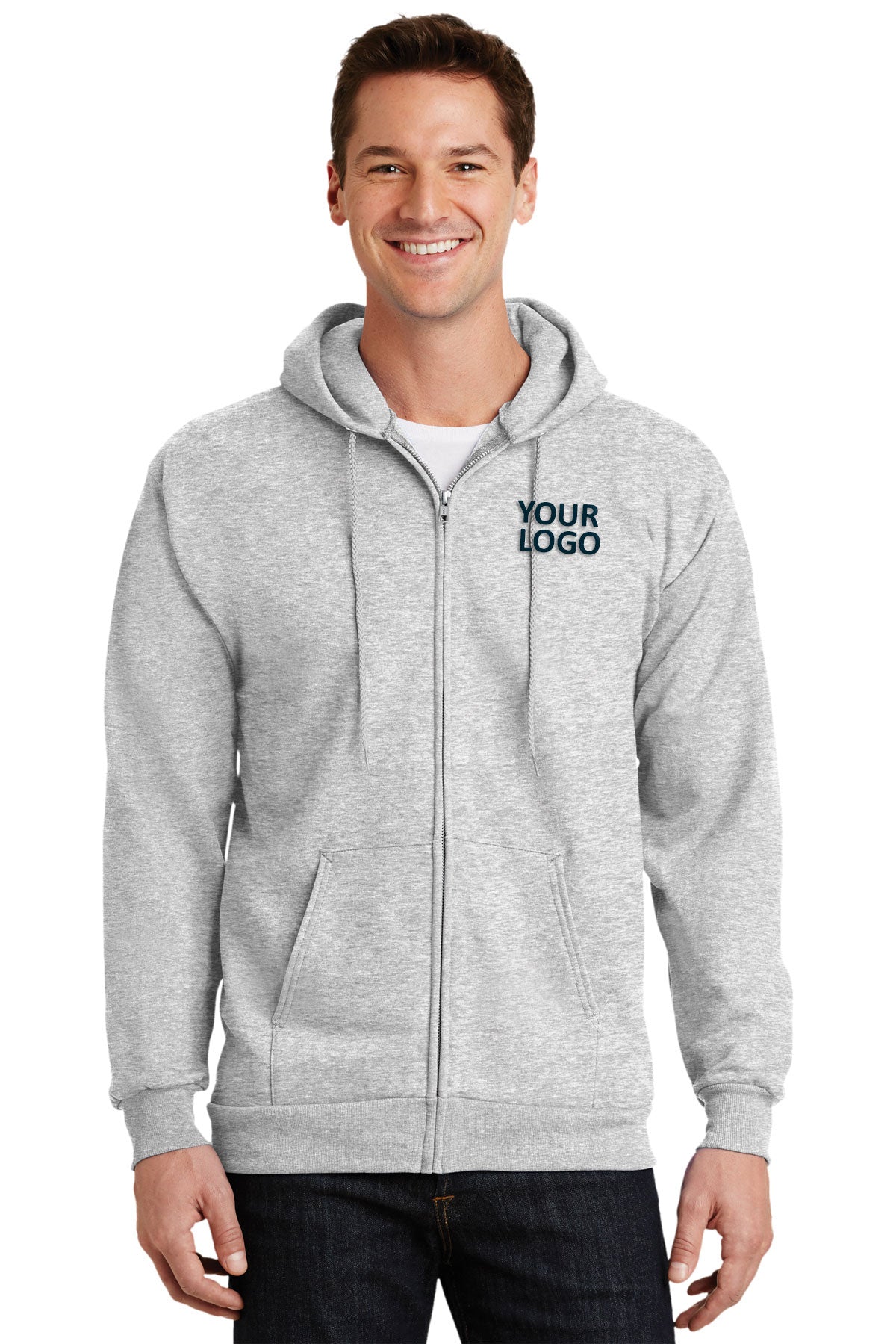 Port & Company Ash PC90ZHT custom design sweatshirts