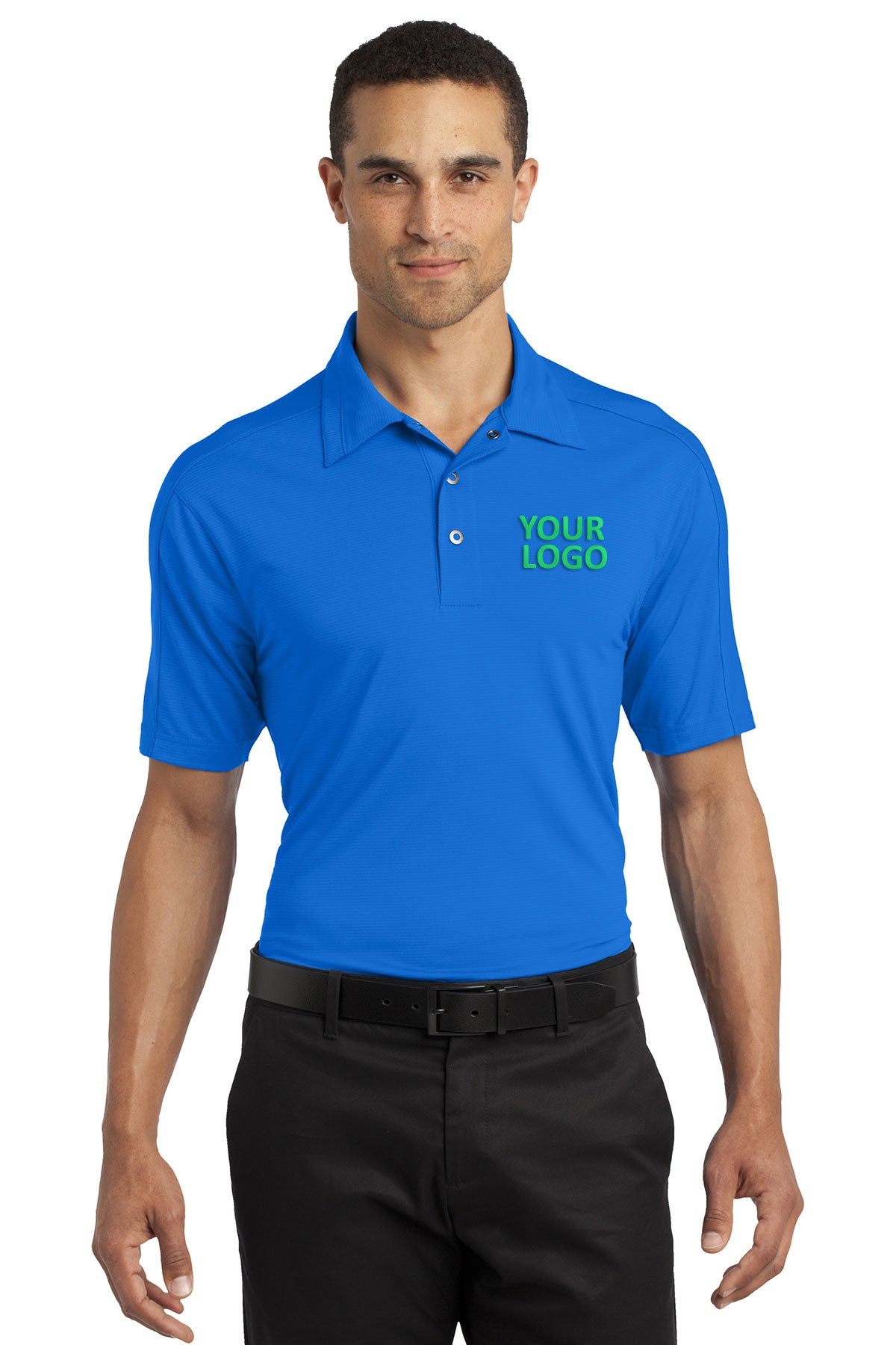 OGIO Electric Blue OG1030 work polos with logo