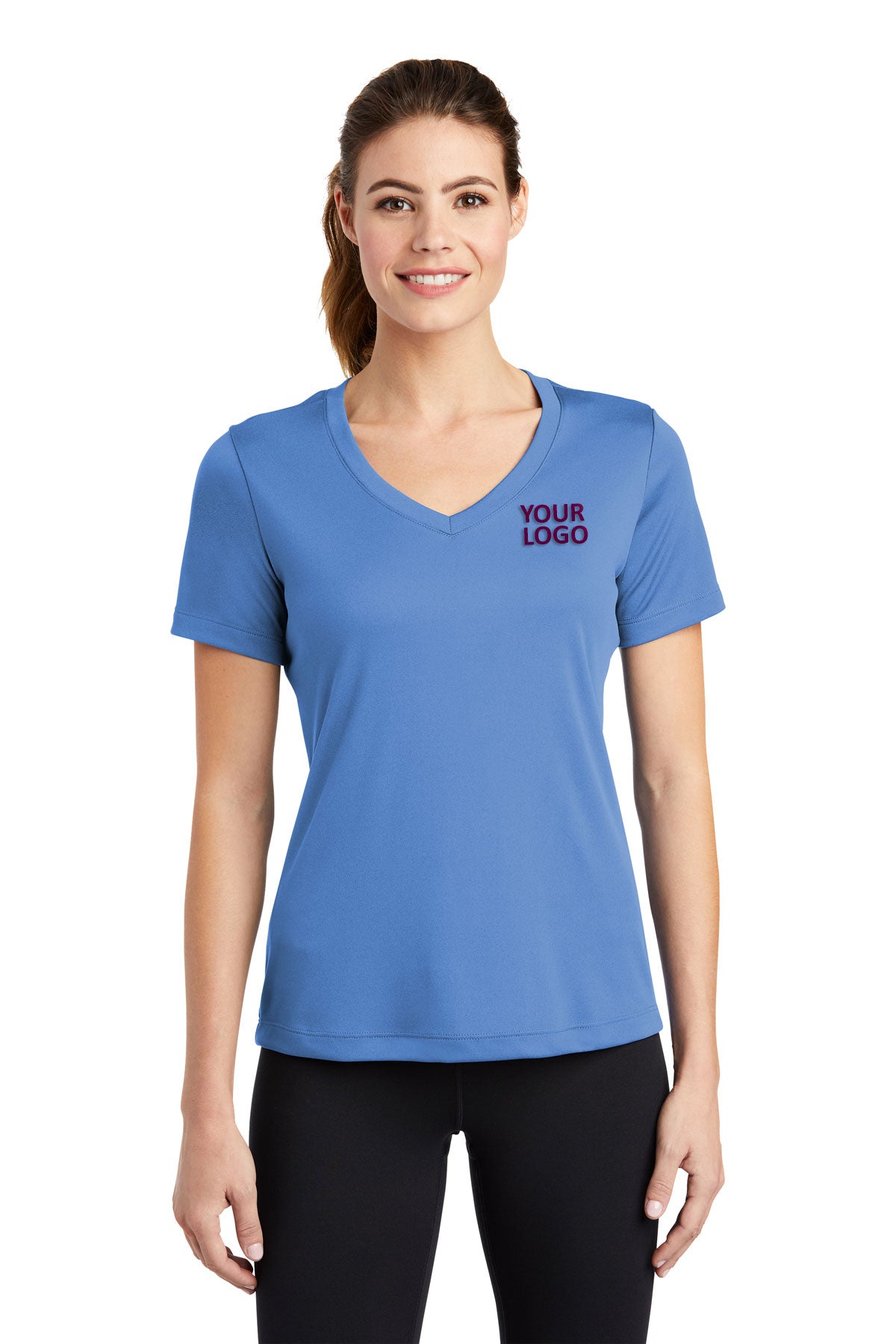 Sport-Tek Ladies PosiCharge Competitor V-Neck Tee