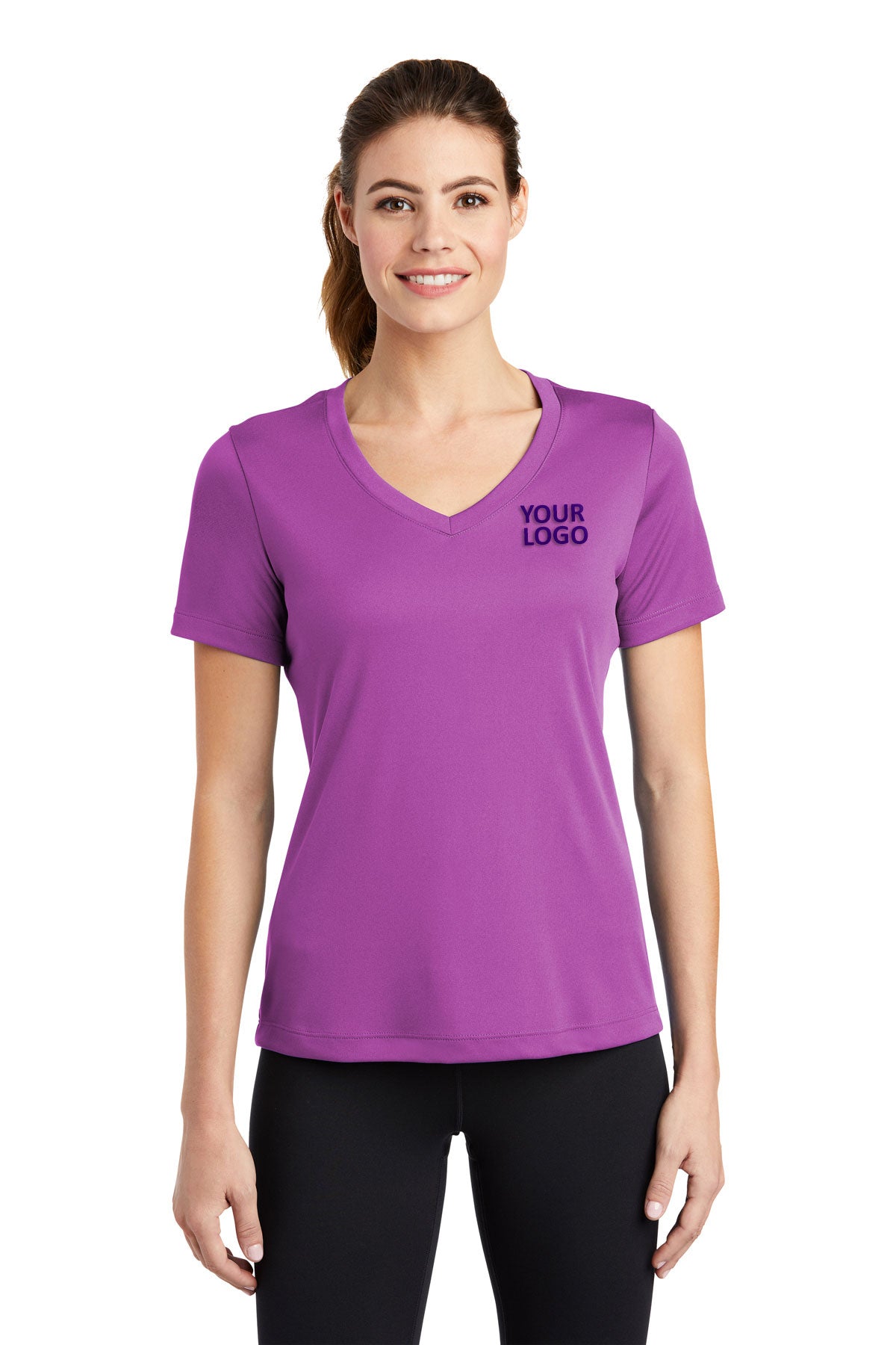 Sport-Tek Ladies PosiCharge Competitor V-Neck Tee