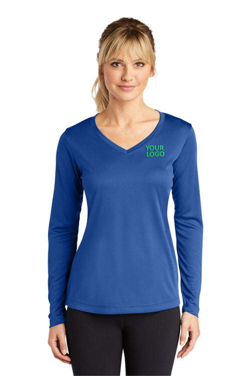 Sport-Tek Ladies PosiCharge Competitor Custom V-Neck Tee's, True Royal
