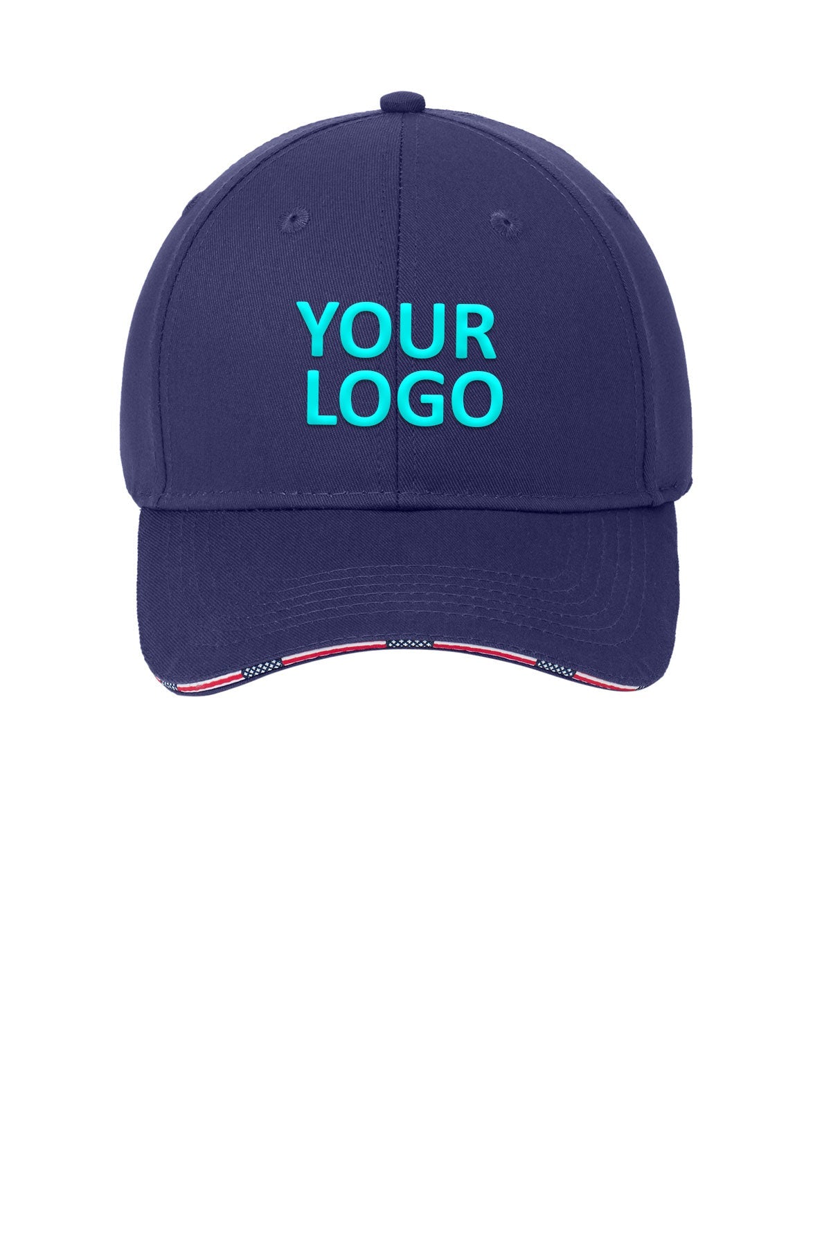 Port Authority Americana Flag Sandwich Cap