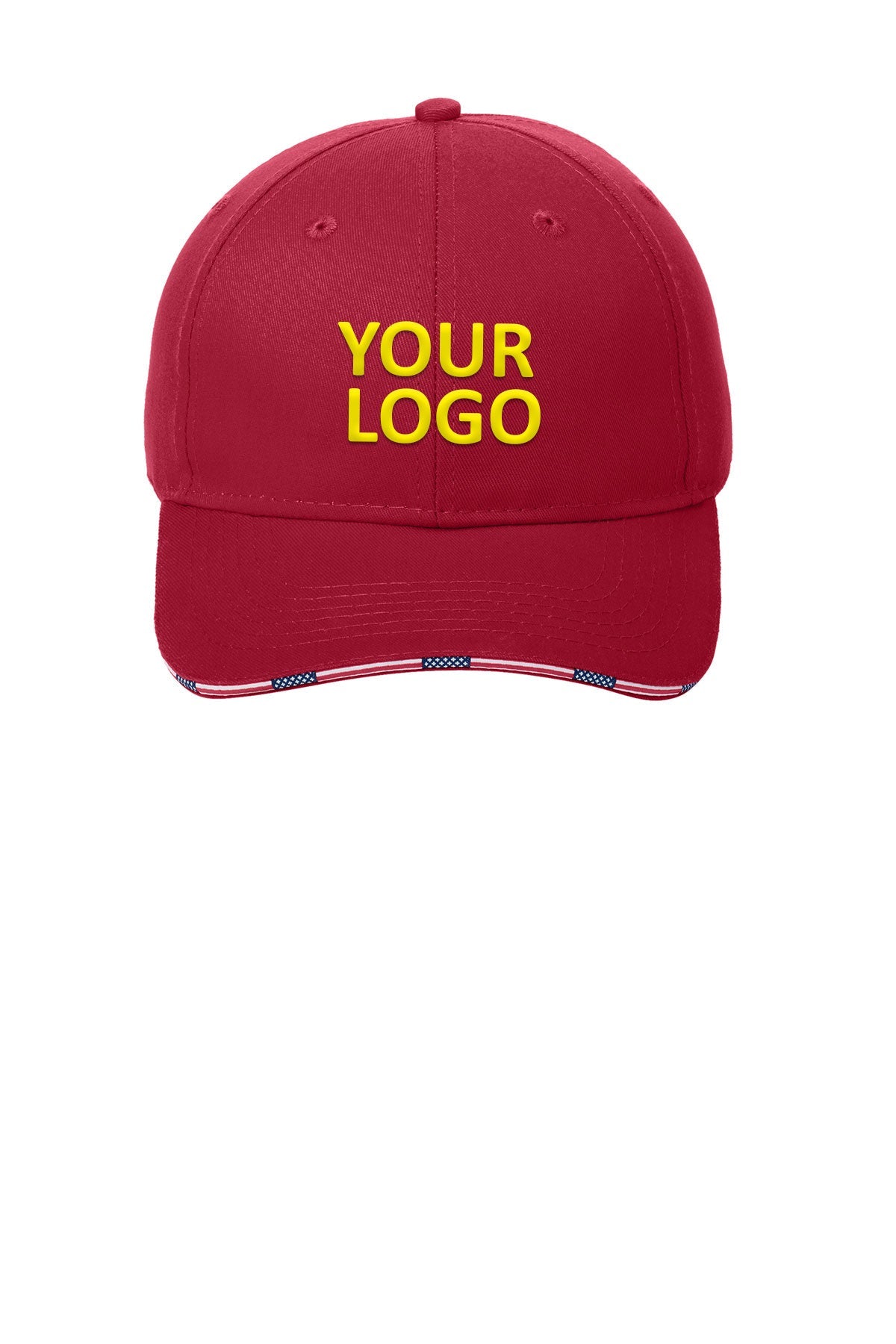 Port Authority Americana Flag Sandwich Cap
