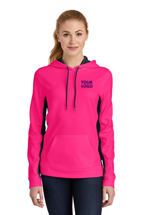 Sport-Tek Sport-Wick Fleece Customized 1/4-Zip Pullovers, Deep Red/ Silver