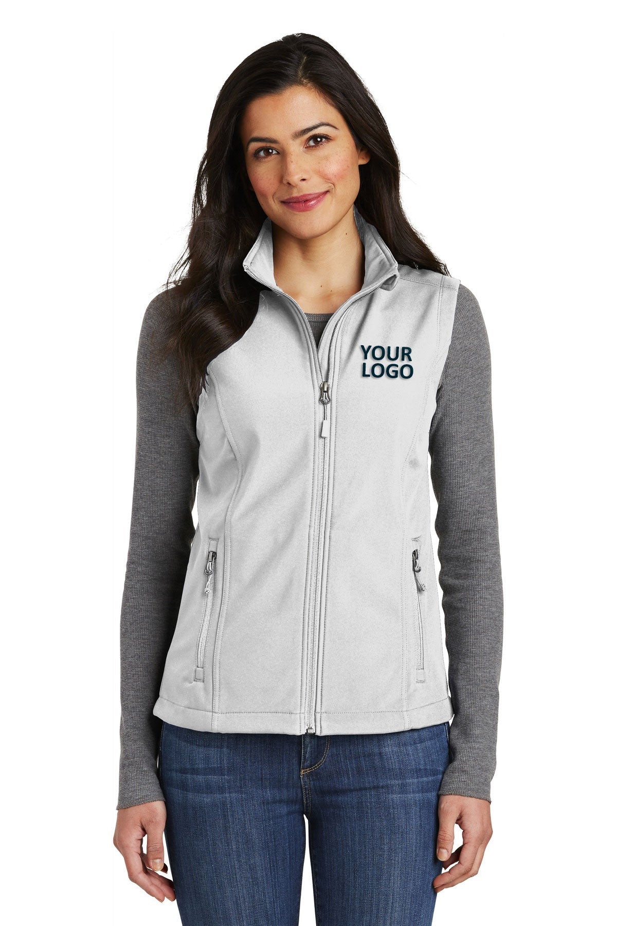 port authority marshmallow l325 company jackets with logo