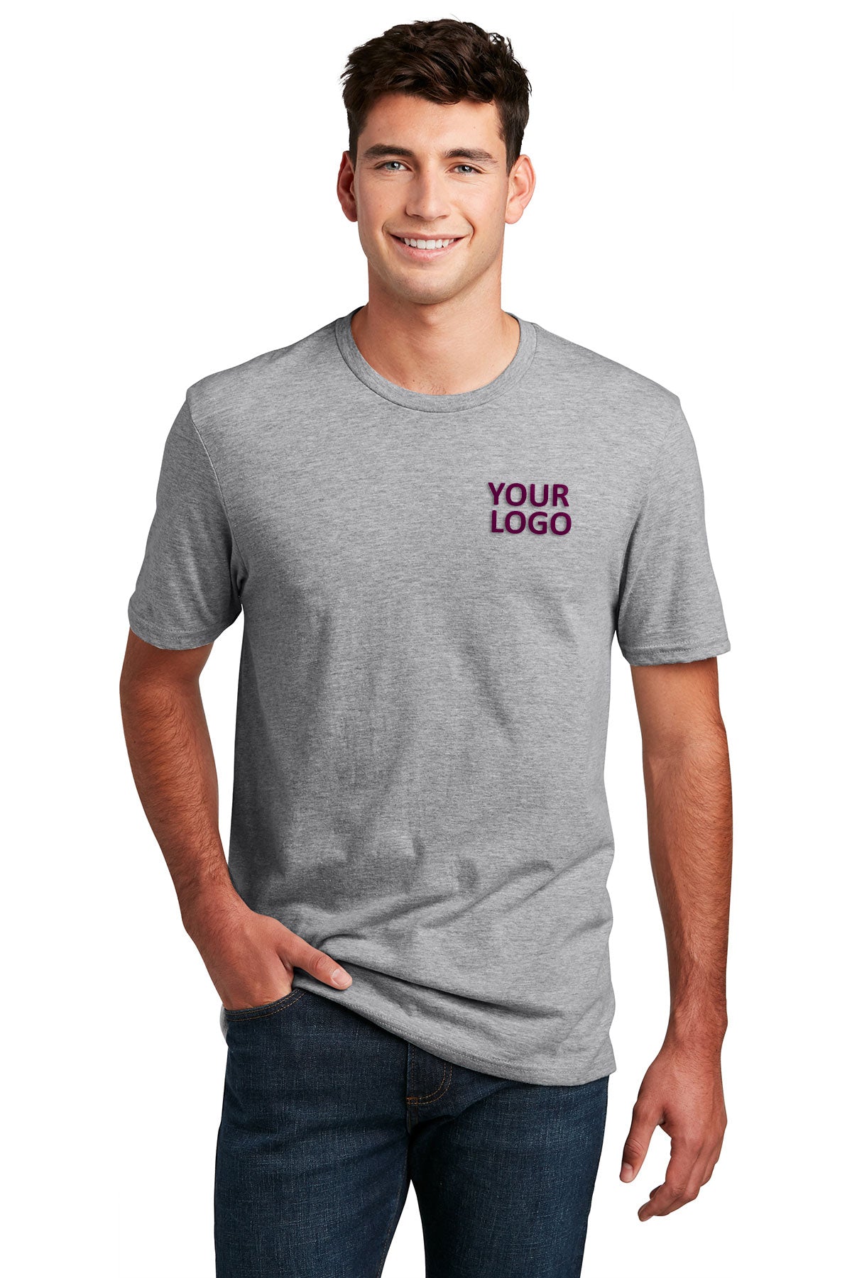 District Made Mens Perfect Blend Crew Tee