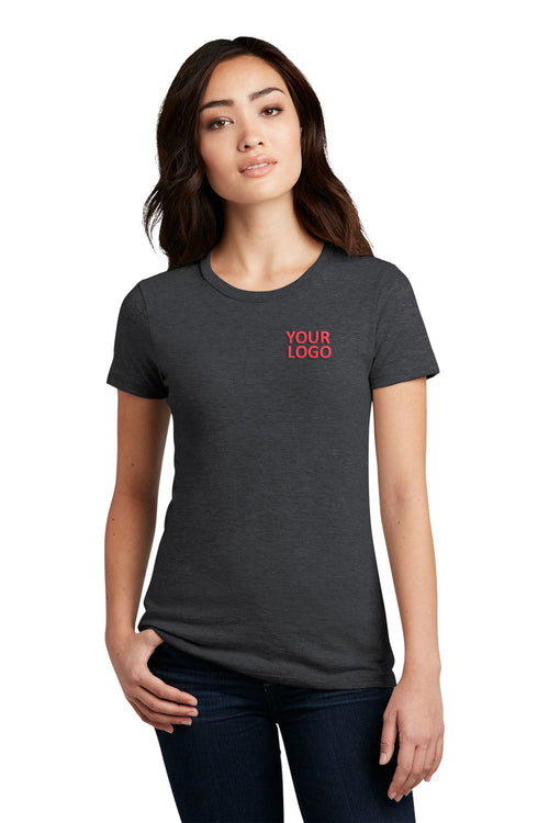 District Made Mens Perfect Blend Tee's, Heathered Charcoal