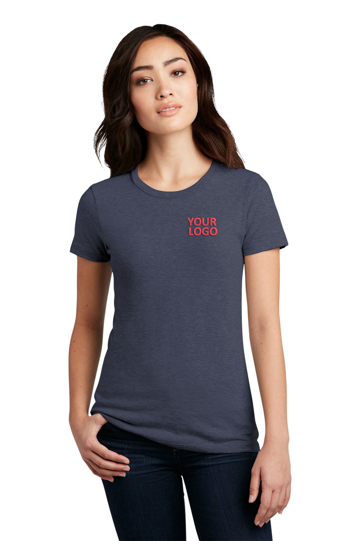 District Made Ladies Perfect Blend Crew Tee