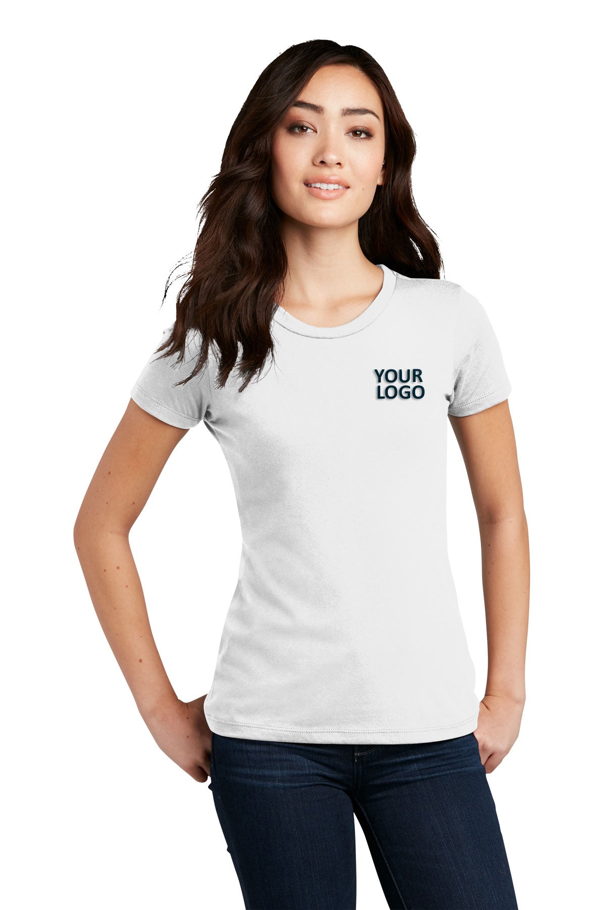District Made Ladies Perfect Blend Crew Tee