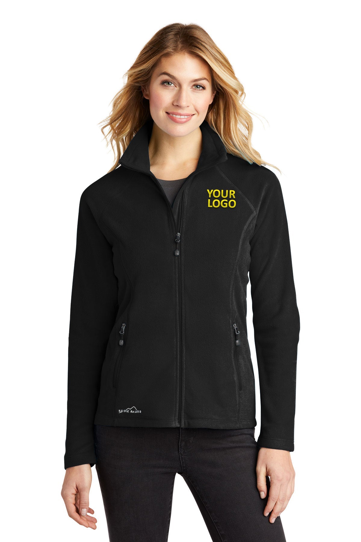 Eddie Bauer Black EB225 team jackets embroidered