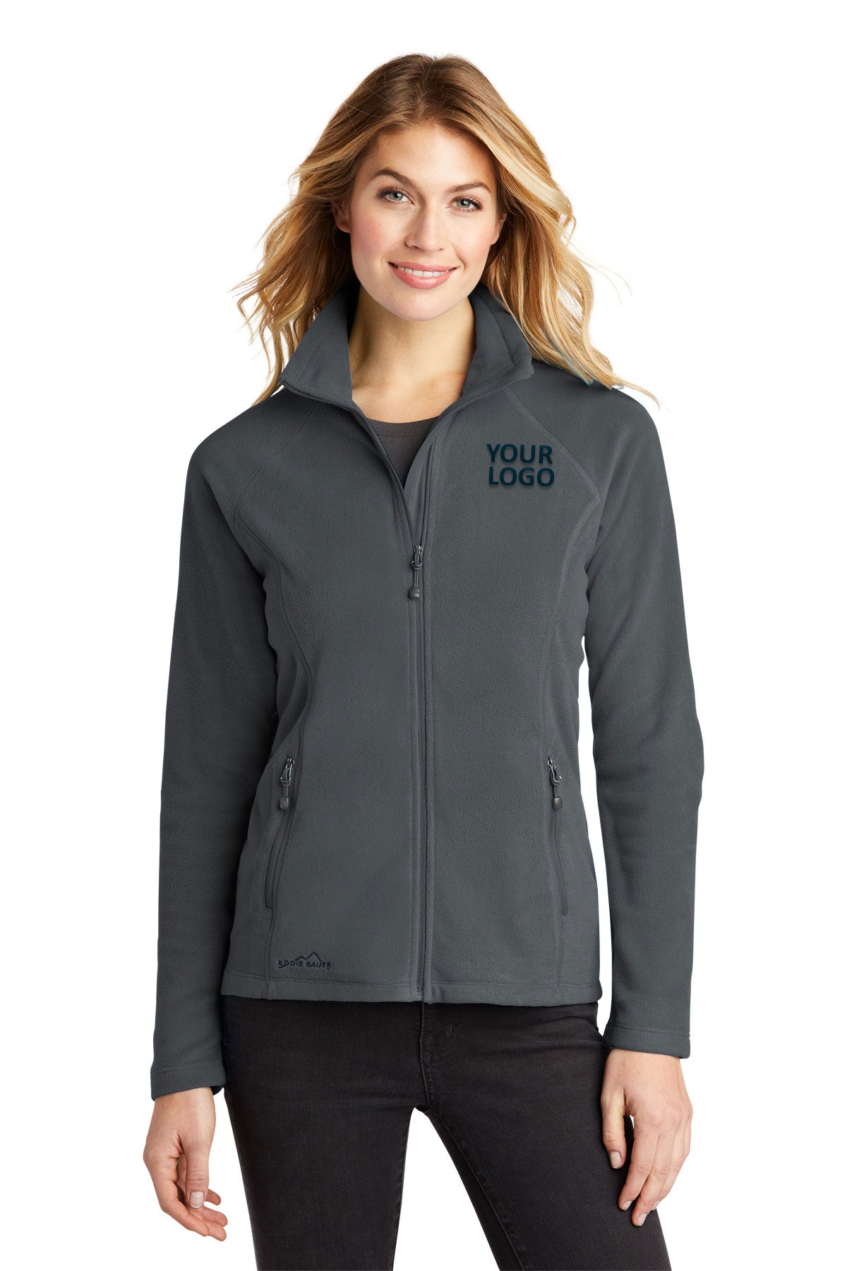 Eddie Bauer Grey Steel EB225 team jackets embroidered