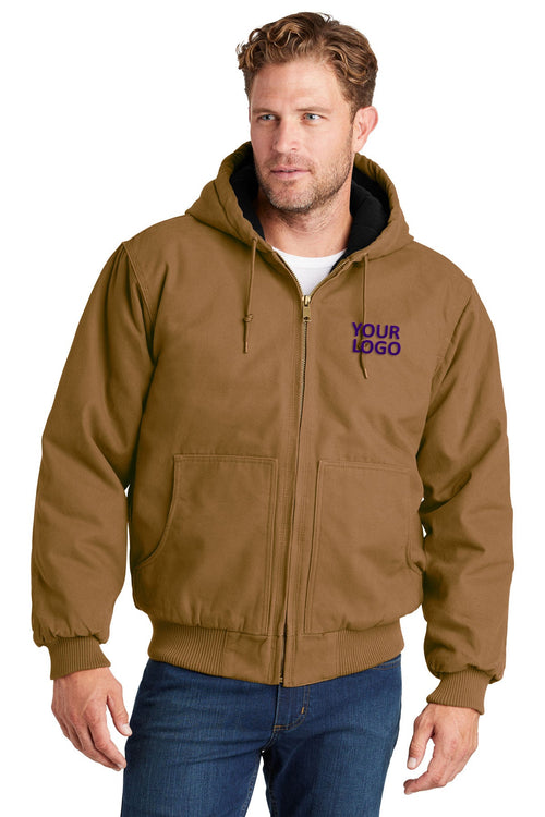 CornerStone Washed Duck Flannel-Lined Jacket, Duck Brown