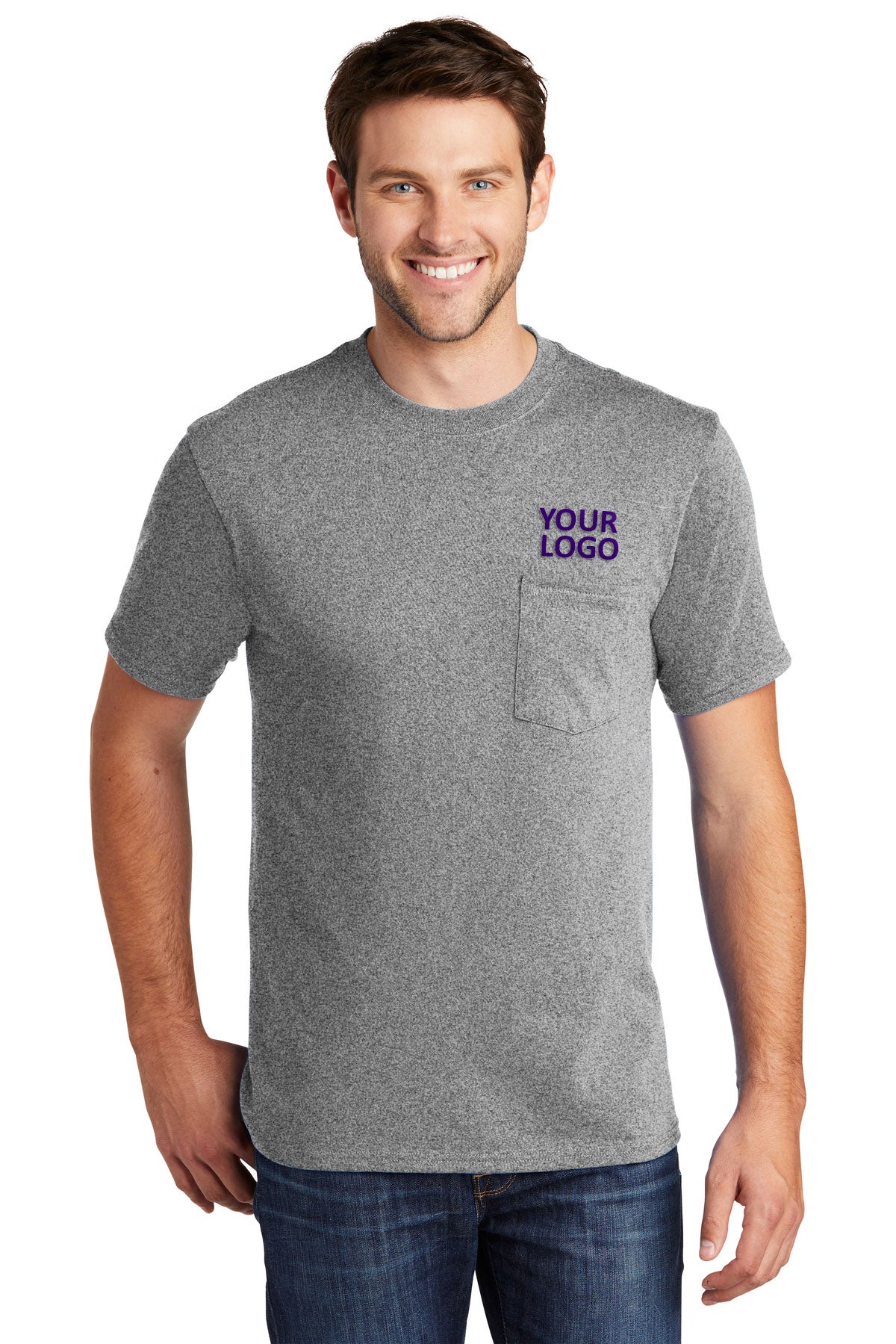 Port & Company Core Cotton Pocket Tee