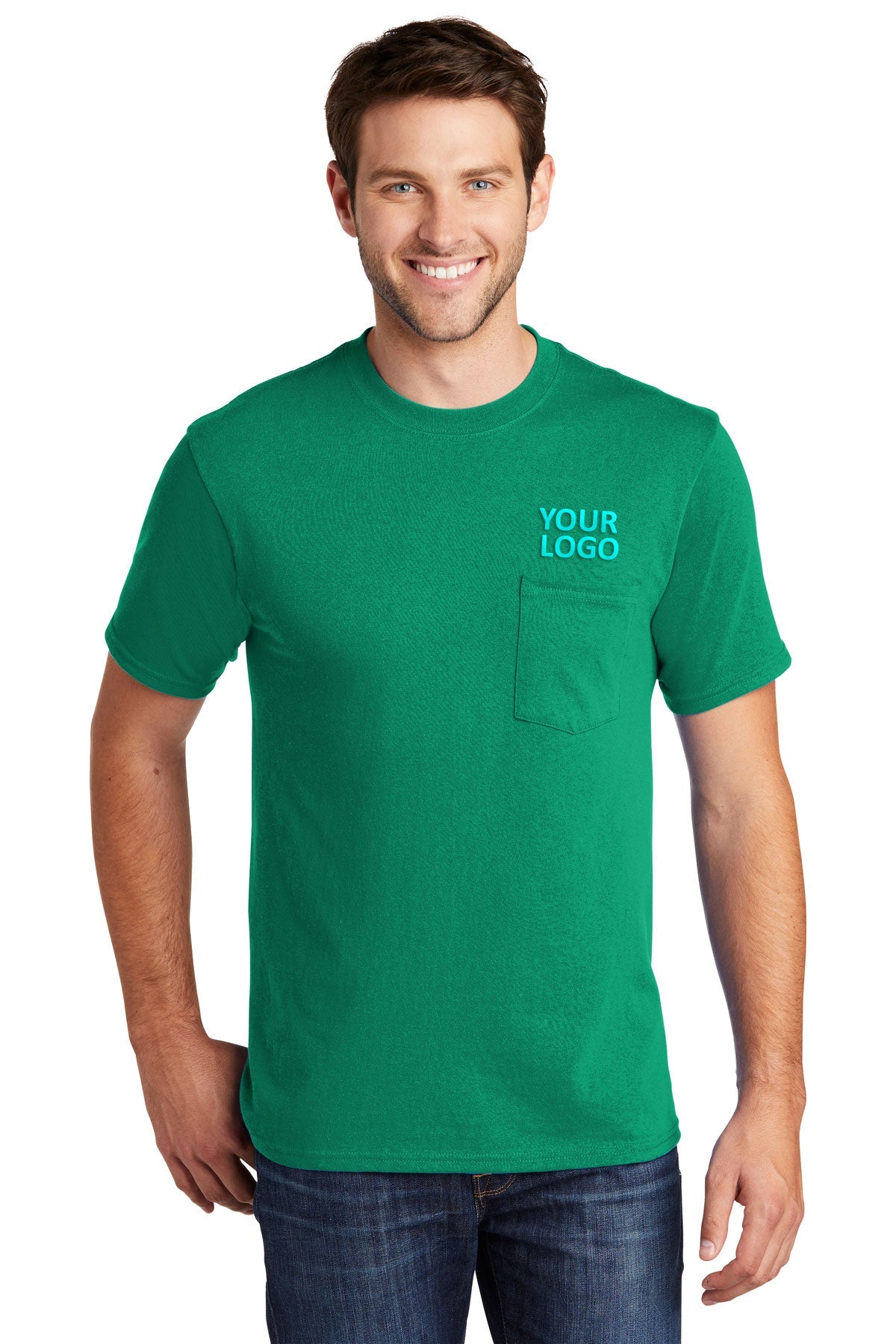 Port & Company Core Cotton Pocket Tee