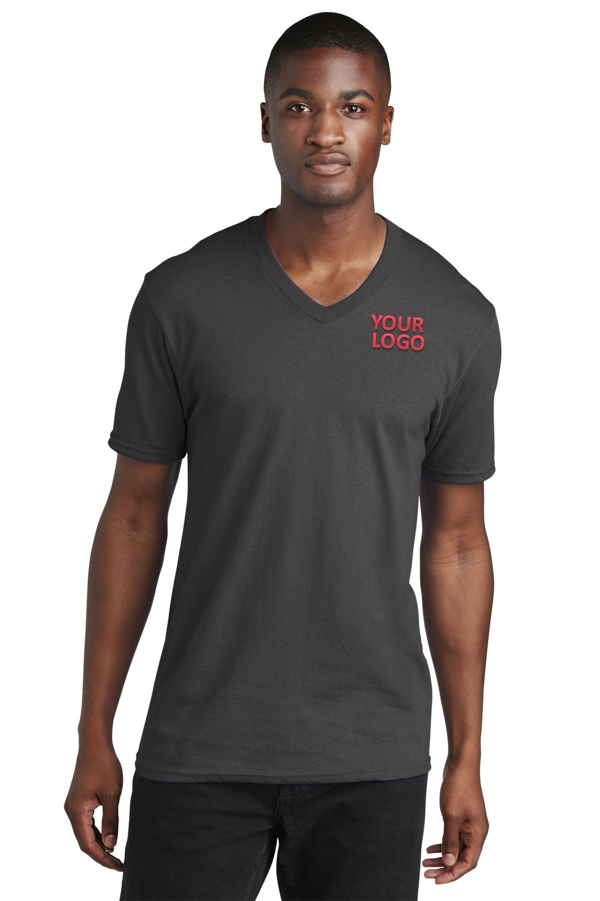 Port & Company Core Cotton V-Neck Tee