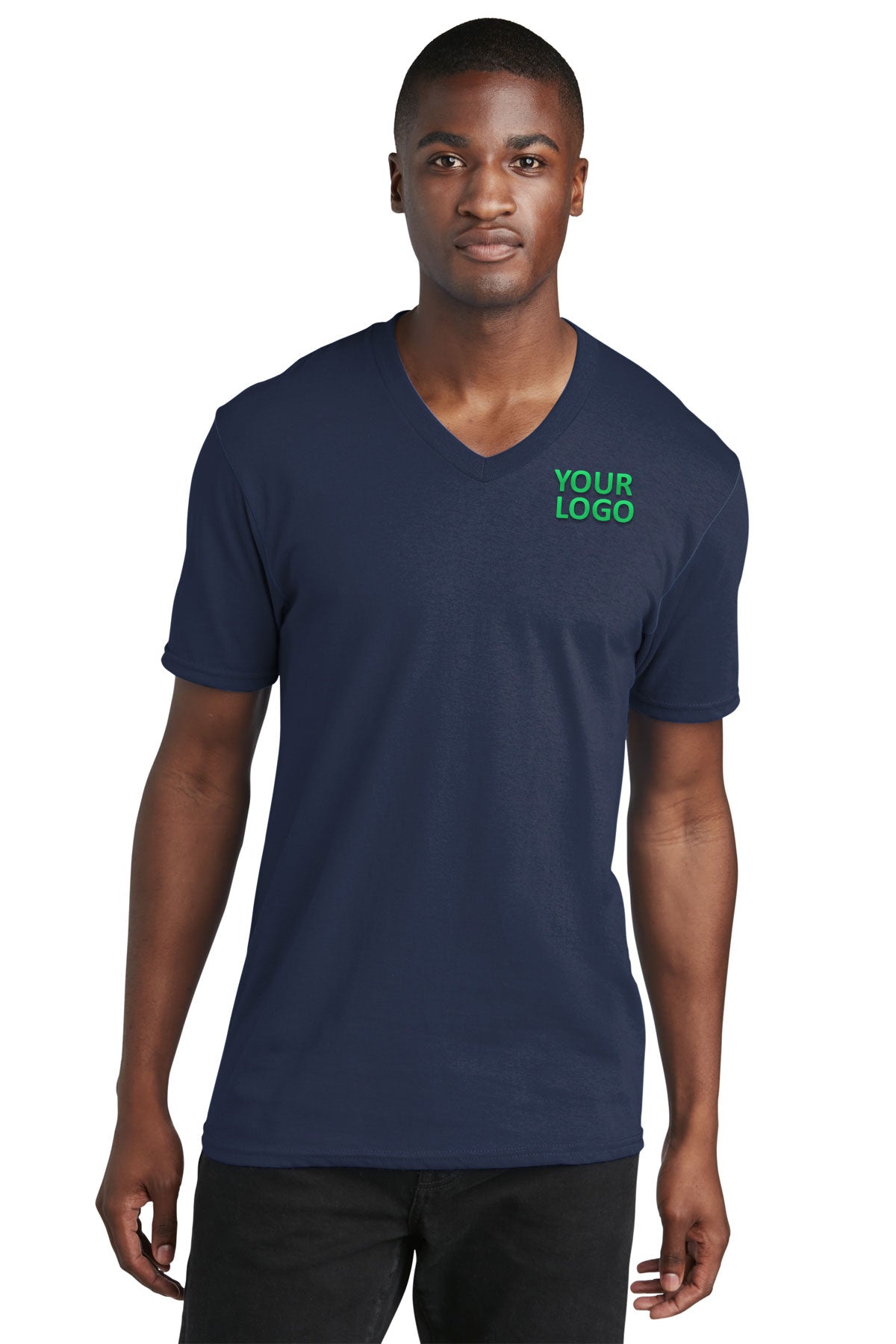 Port & Company Core Cotton V-Neck Tee