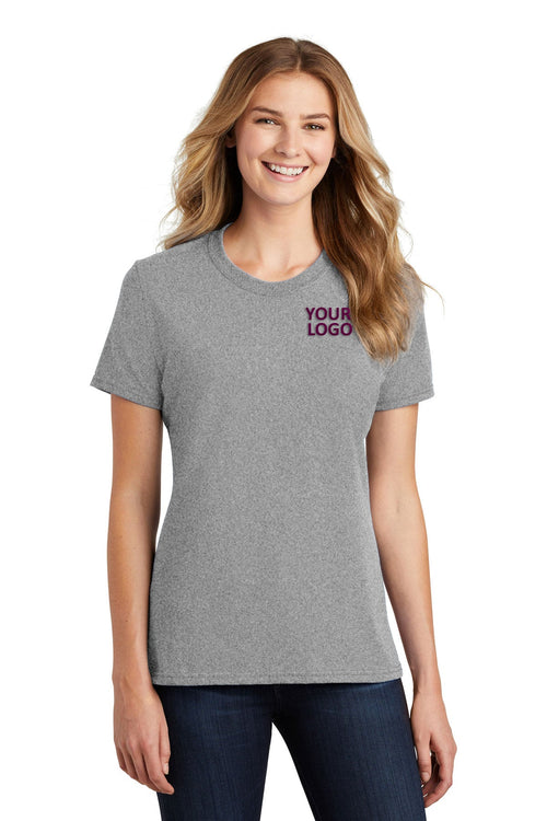 Port & Company Core Blend Branded Tee's, Athletic Heather