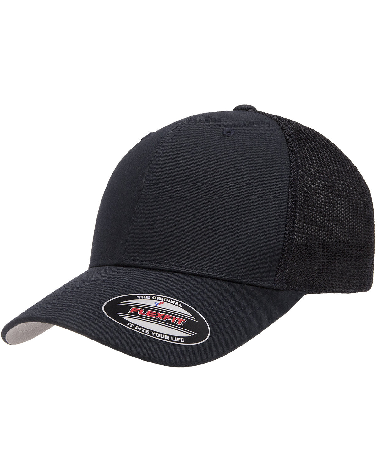 Flexfit 6-Panel Trucker Customized Caps, Dark Navy