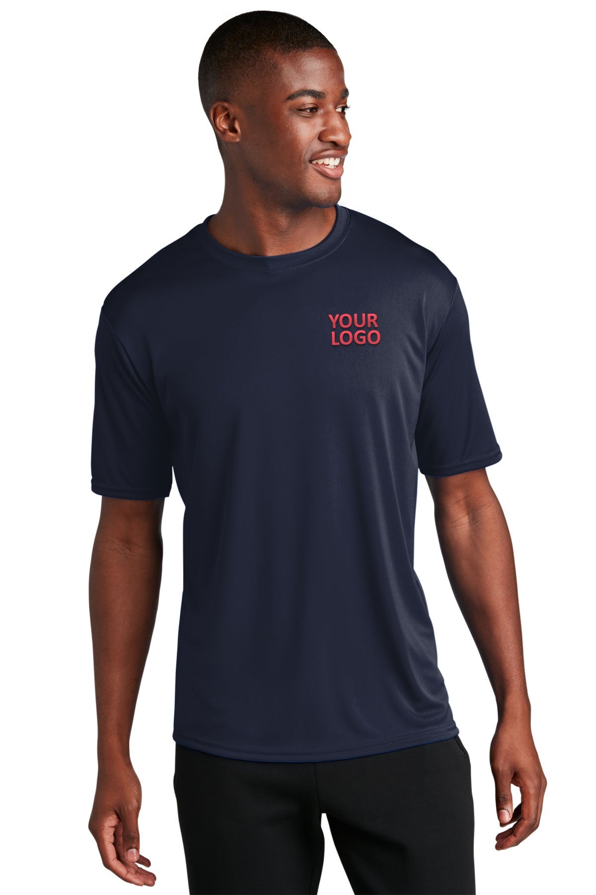 Port & Company Performance Branded Tee's, Deep Navy