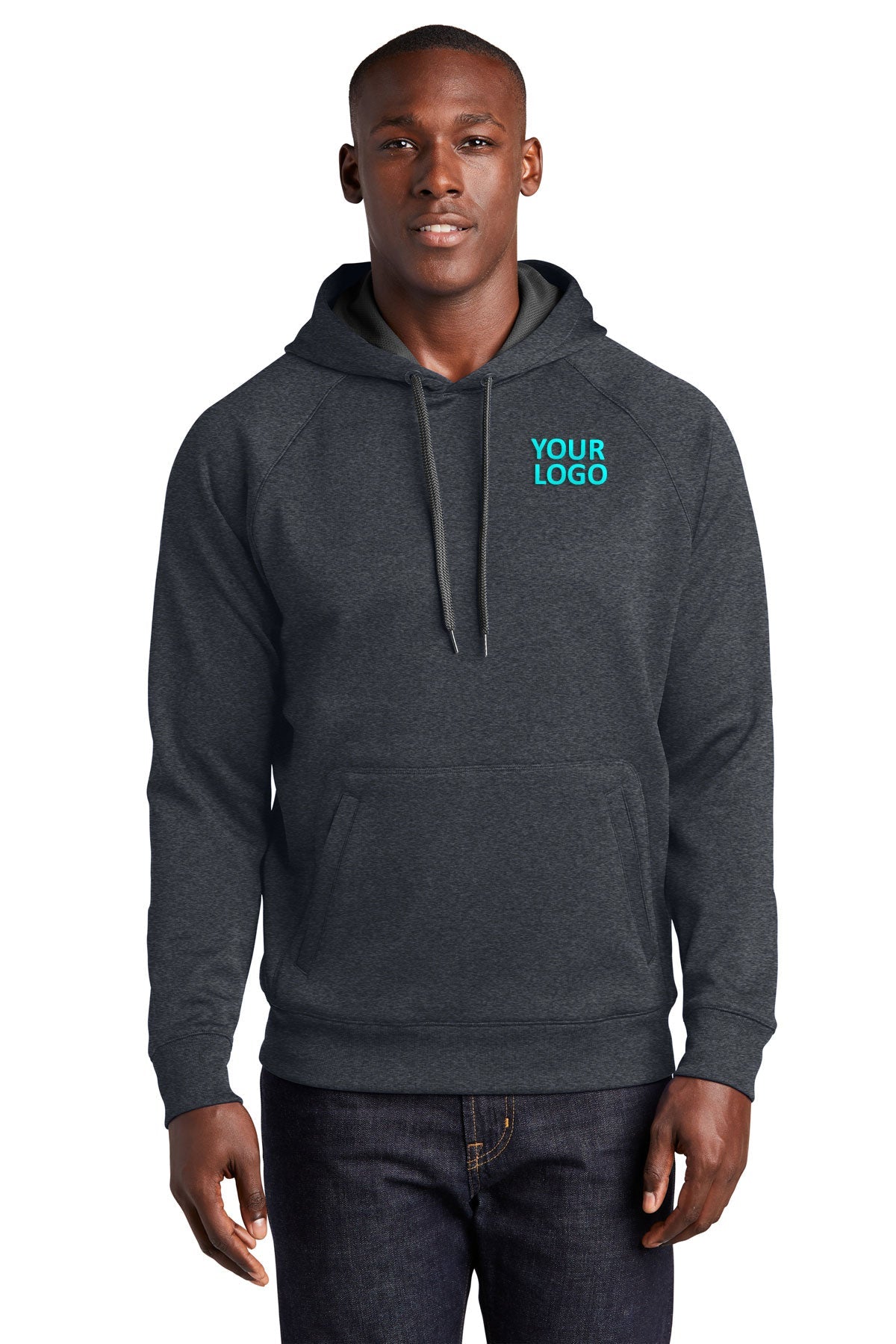 Sport-Tek Graphite Heather ST250 custom logo sweatshirts