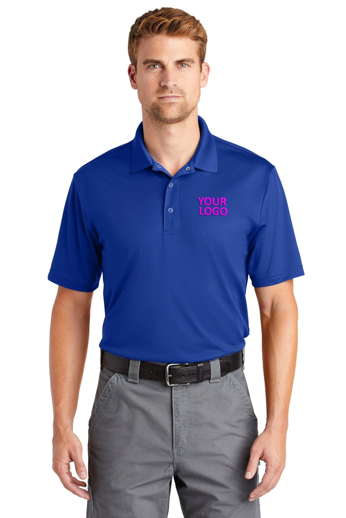 CornerStone True Royal CS421 custom polos for business