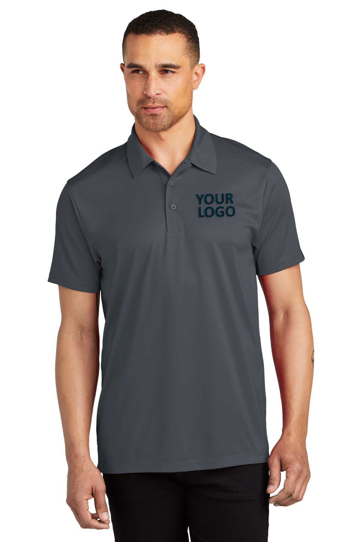 OGIO Diesel Grey OG125 company polo shirts embroidery