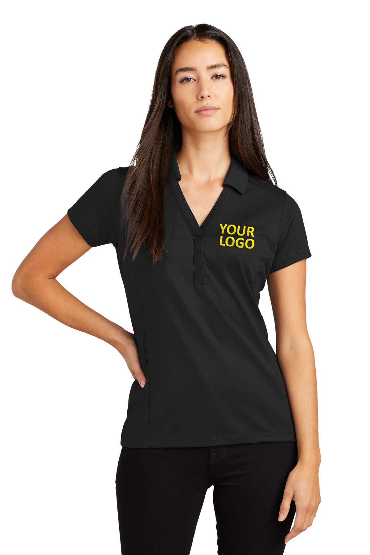 OGIO Blacktop LOG125 polo work shirts with company logo