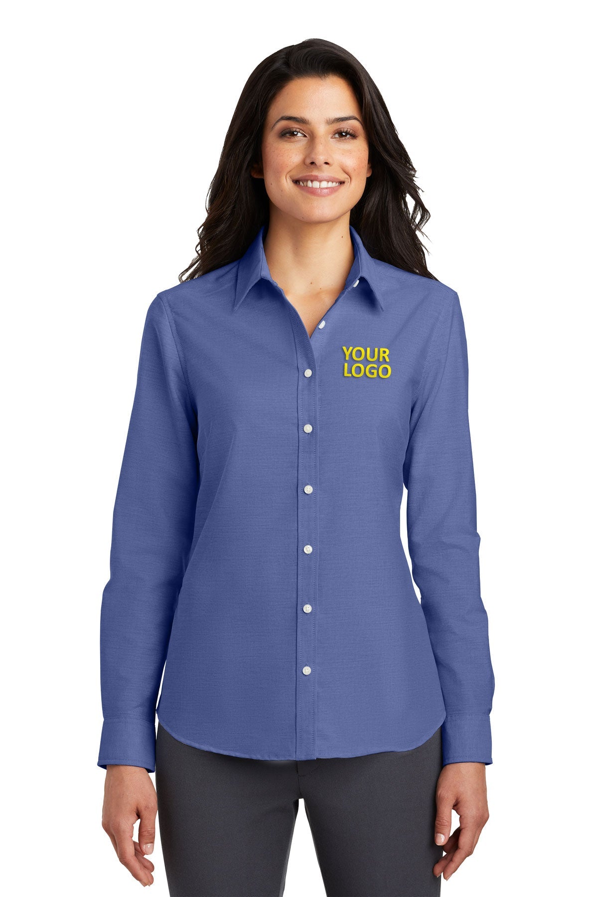 Port Authority Navy L658 company logo shirts
