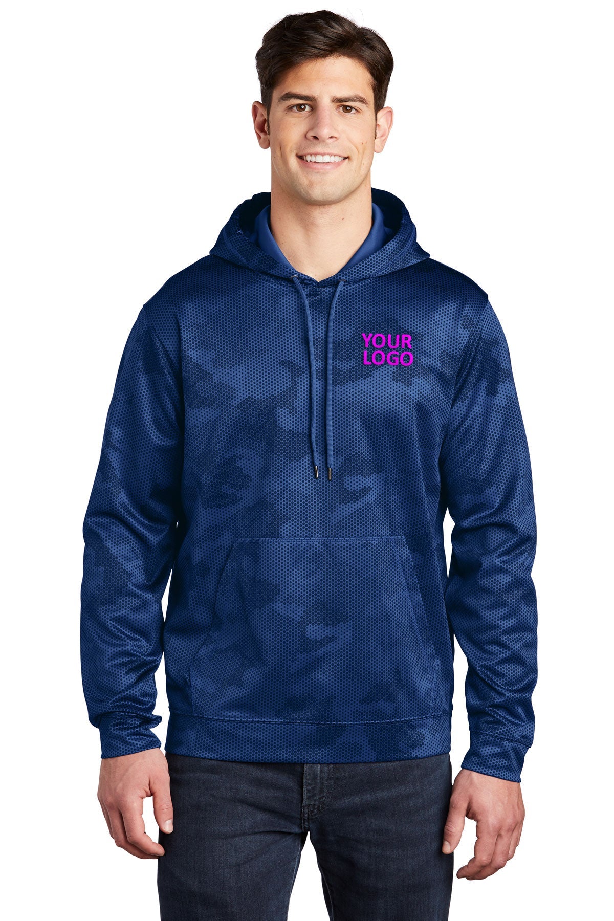 Sport-Tek True Royal ST240 custom design sweatshirts