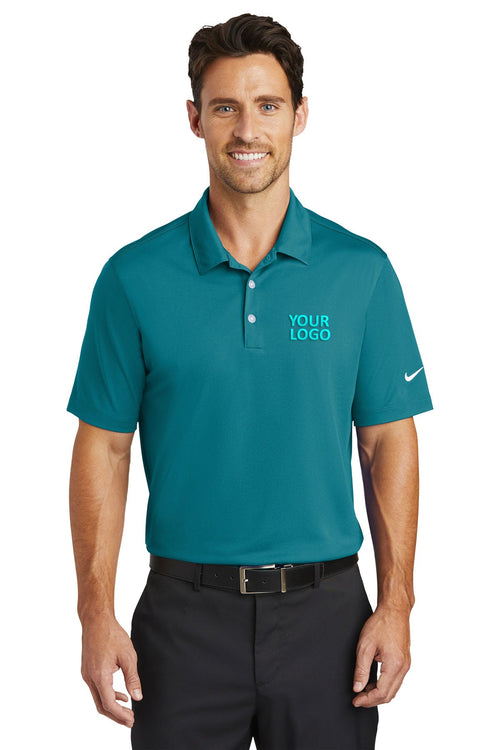 Nike Ladies Dri-FIT Vertical Mesh Customized Polos, Pink Fire