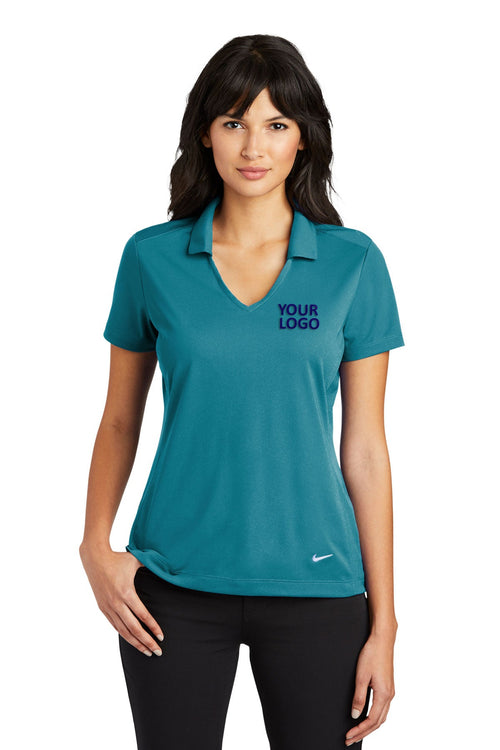 Nike Dri-FIT Vertical Mesh Custom Polos, Blustery