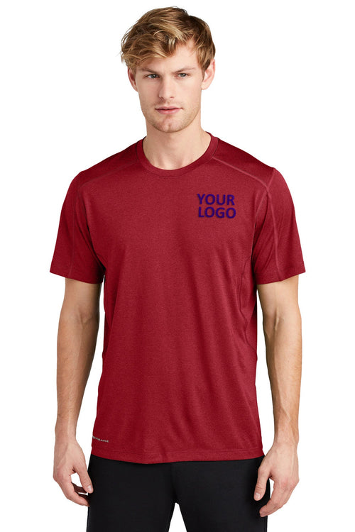 OGIO ENDURANCE Ladies Long Sleeve Pulse Custom Tees, Ripped Red