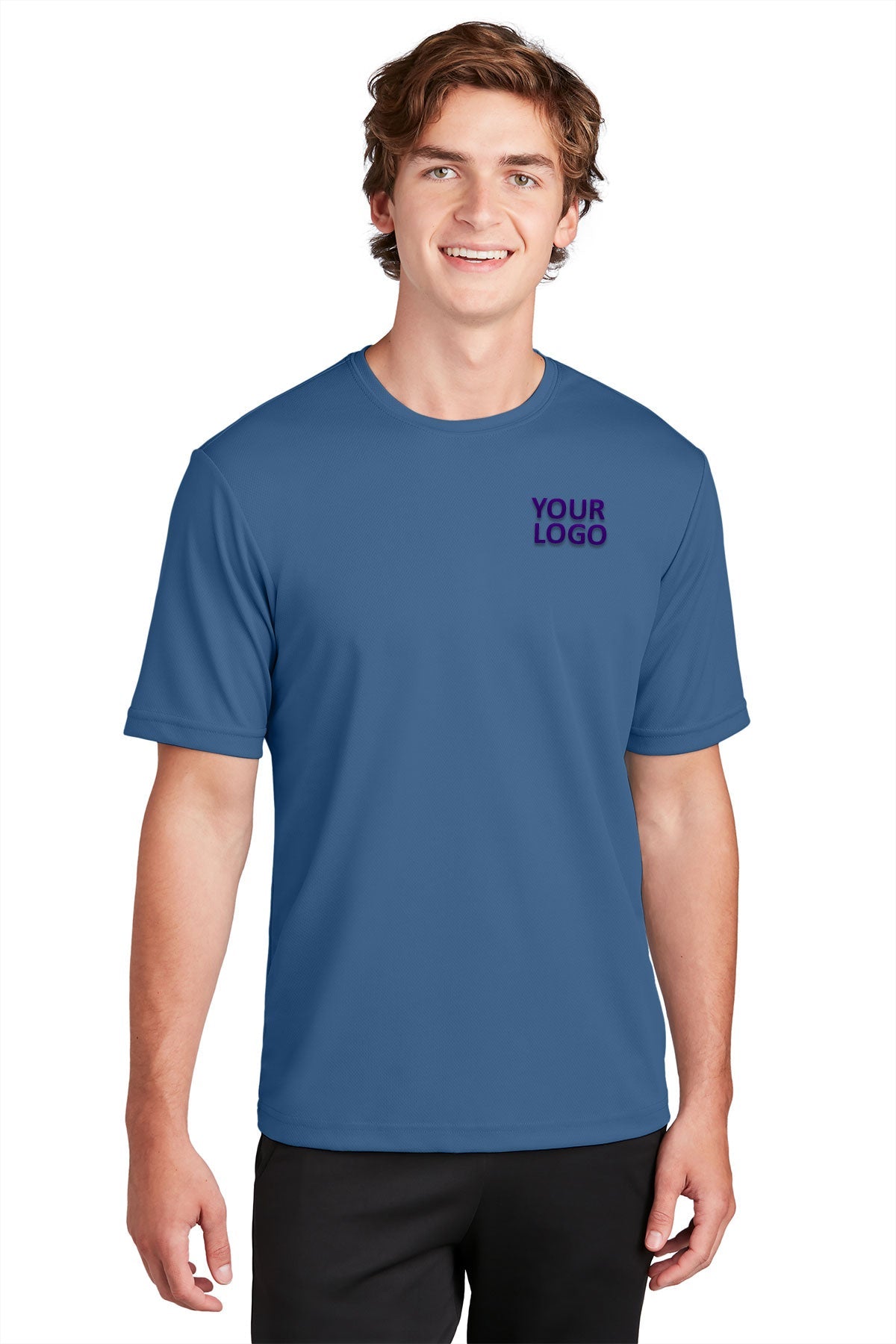 Sport-Tek PosiCharge Custom RacerMesh Tee's, Dawn Blue