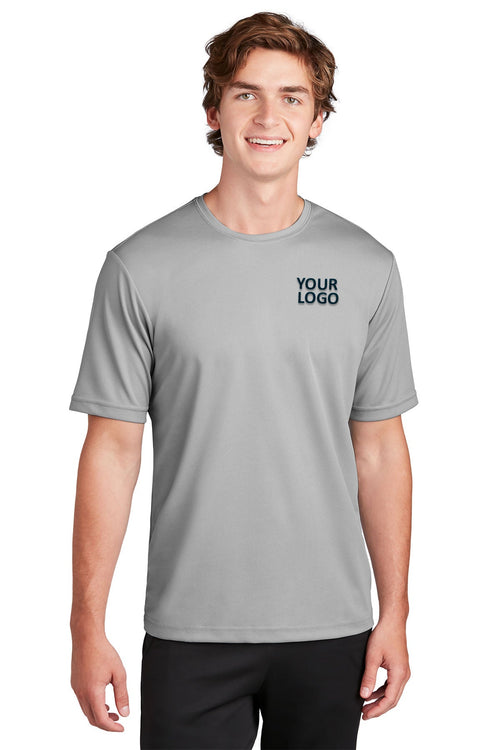 Sport-Tek PosiCharge Customized RacerMesh Long Sleeve Tee's, Silver