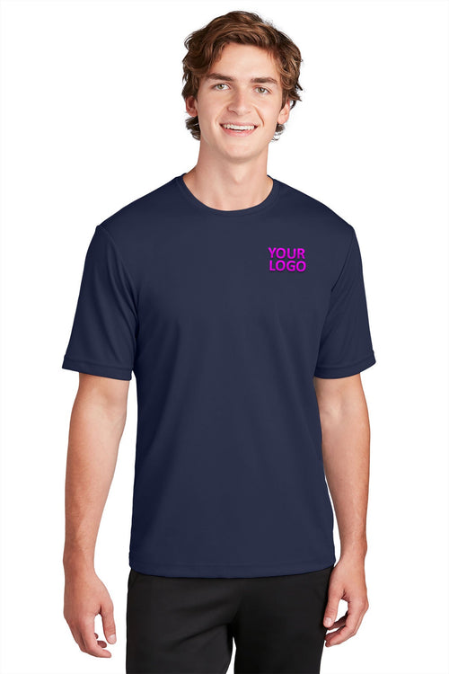 Sport-Tek PosiCharge Customized RacerMesh Long Sleeve Tee's, True Navy