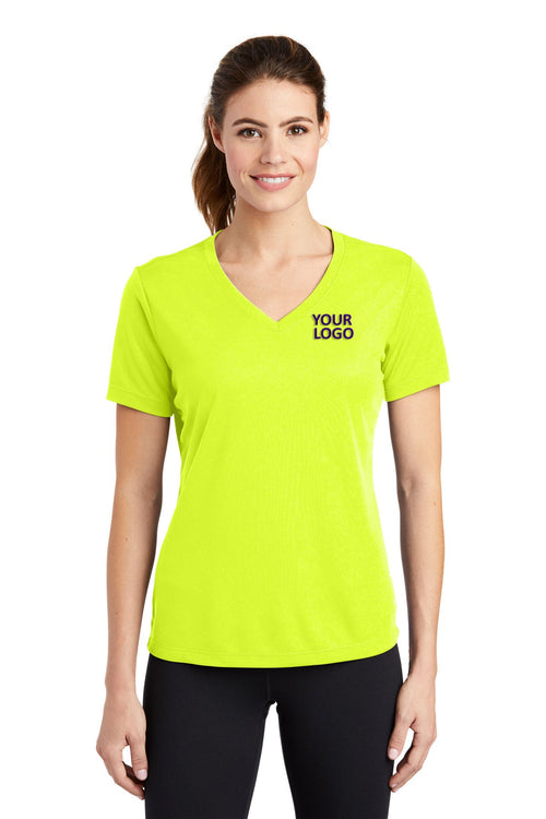 Sport-Tek PosiCharge Branded RacerMesh Tee's, Neon Yellow