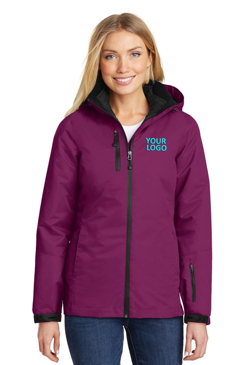 Port Authority Vortex Customized Waterproof 3-in-1 Jackets, Magnet/ Orange