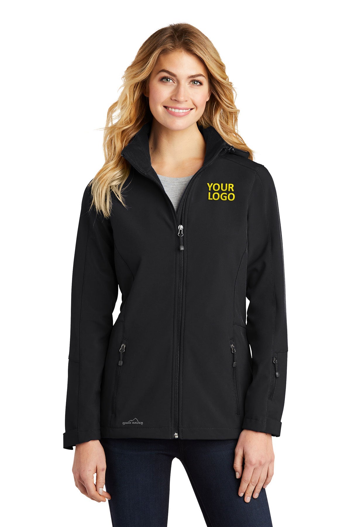 Eddie Bauer Black EB537 jackets with company logo