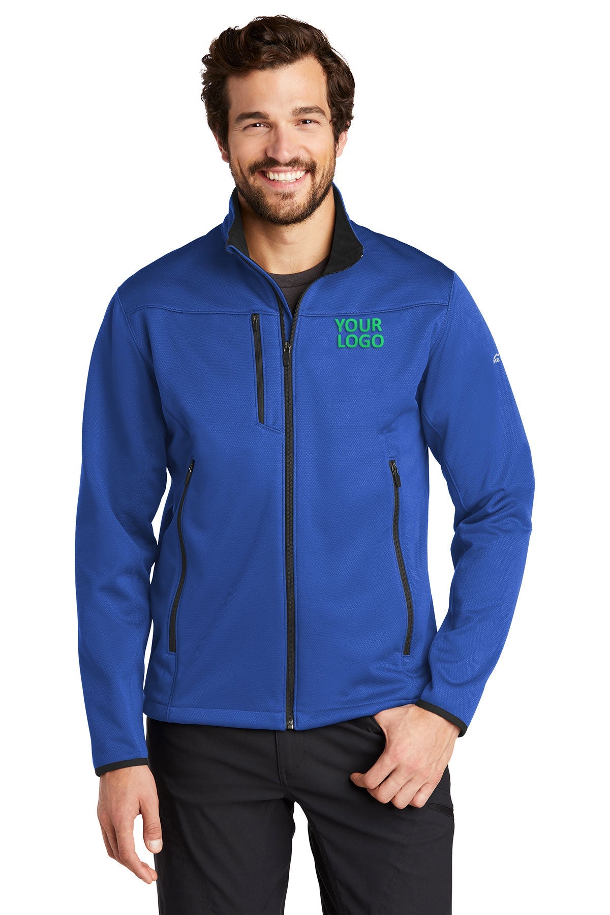 Eddie Bauer Cobalt Blue EB538 jackets with company logo