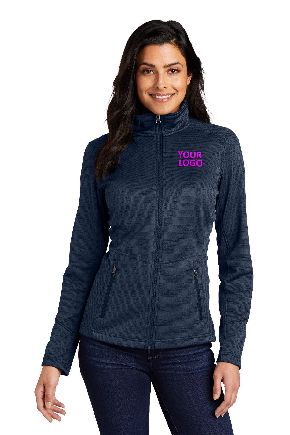 port authority navy l231 company jackets with logo