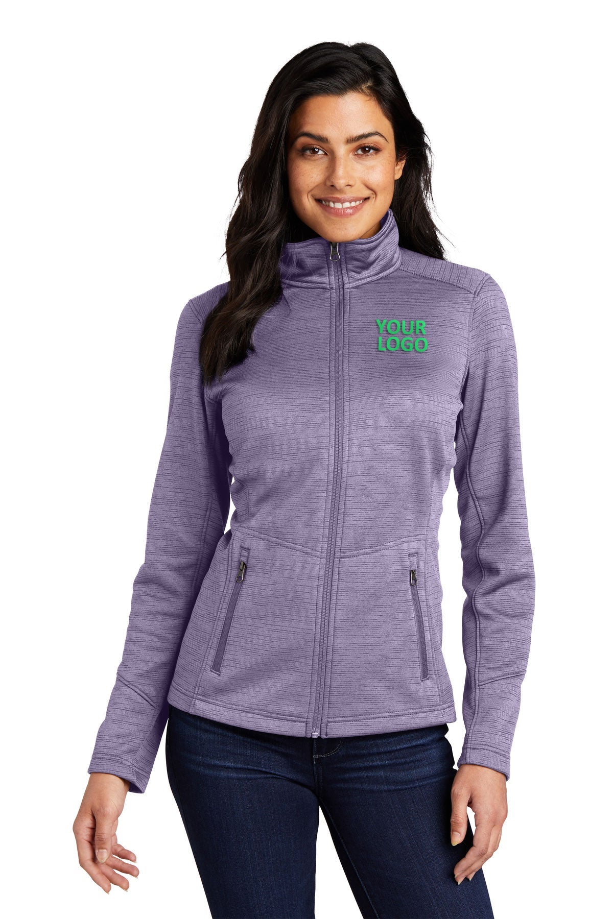 port authority purple l231 company jackets with logo