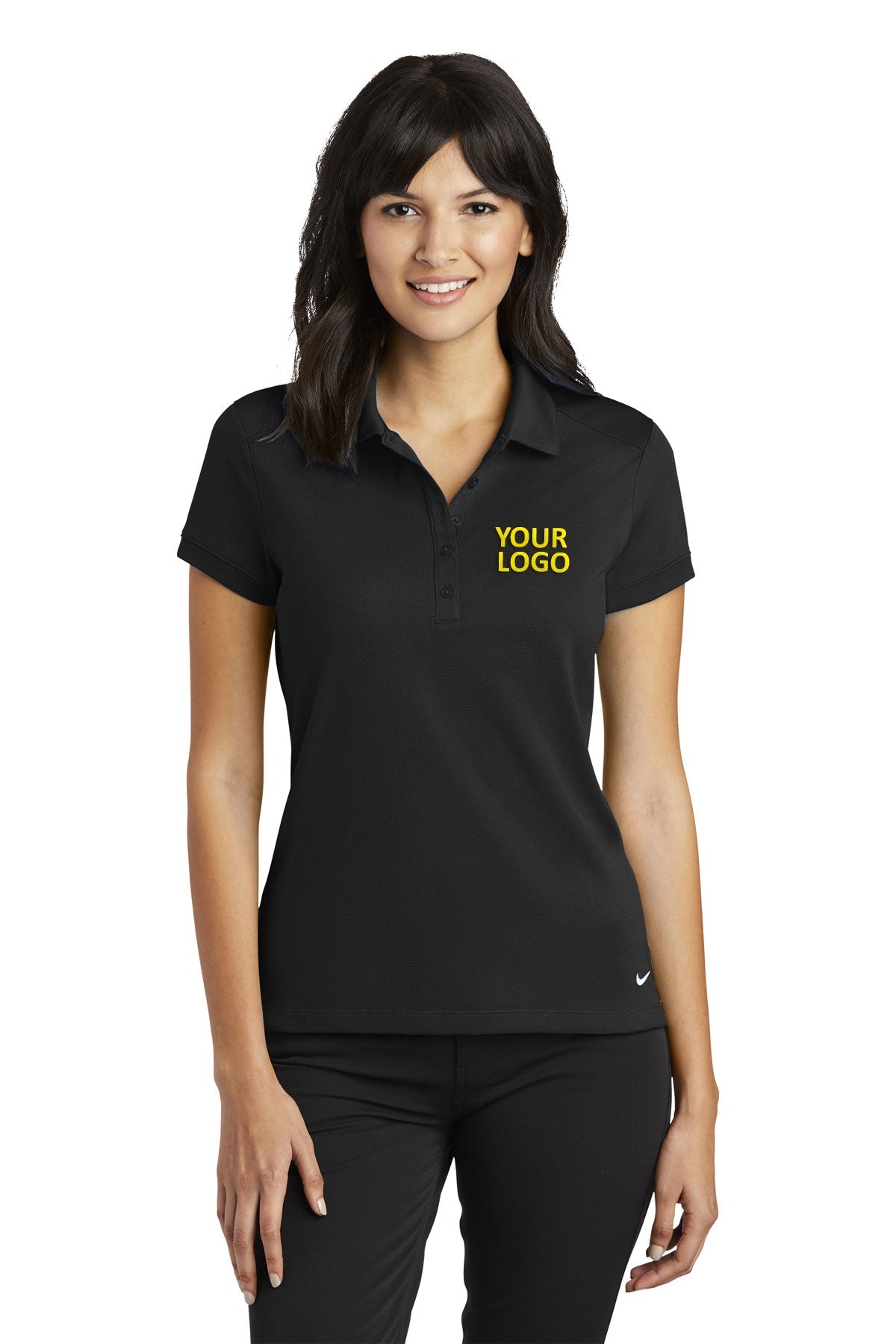 nike black 746100 order custom polo shirts
