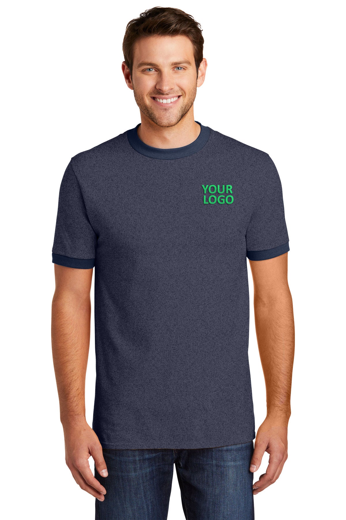 Port & Company Core Cotton Ringer Tee