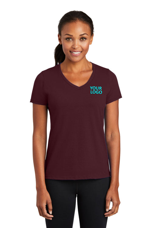 Port & Company Performance Branded Blend Tee's, Athletic Maroon