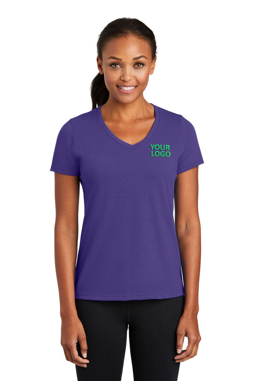 Port & Company Performance Customized Blend Tee's, Purple