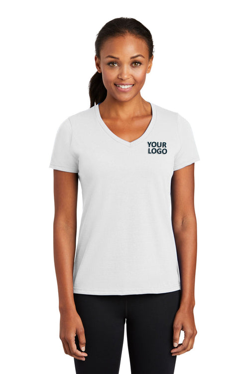 Port & Company Performance Customized Blend Tee's, White