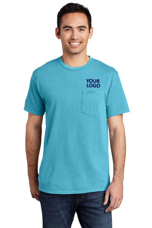 Port & Company Pigment-Dyed Custom Tee's, Tidal Wave [Osage LLC]