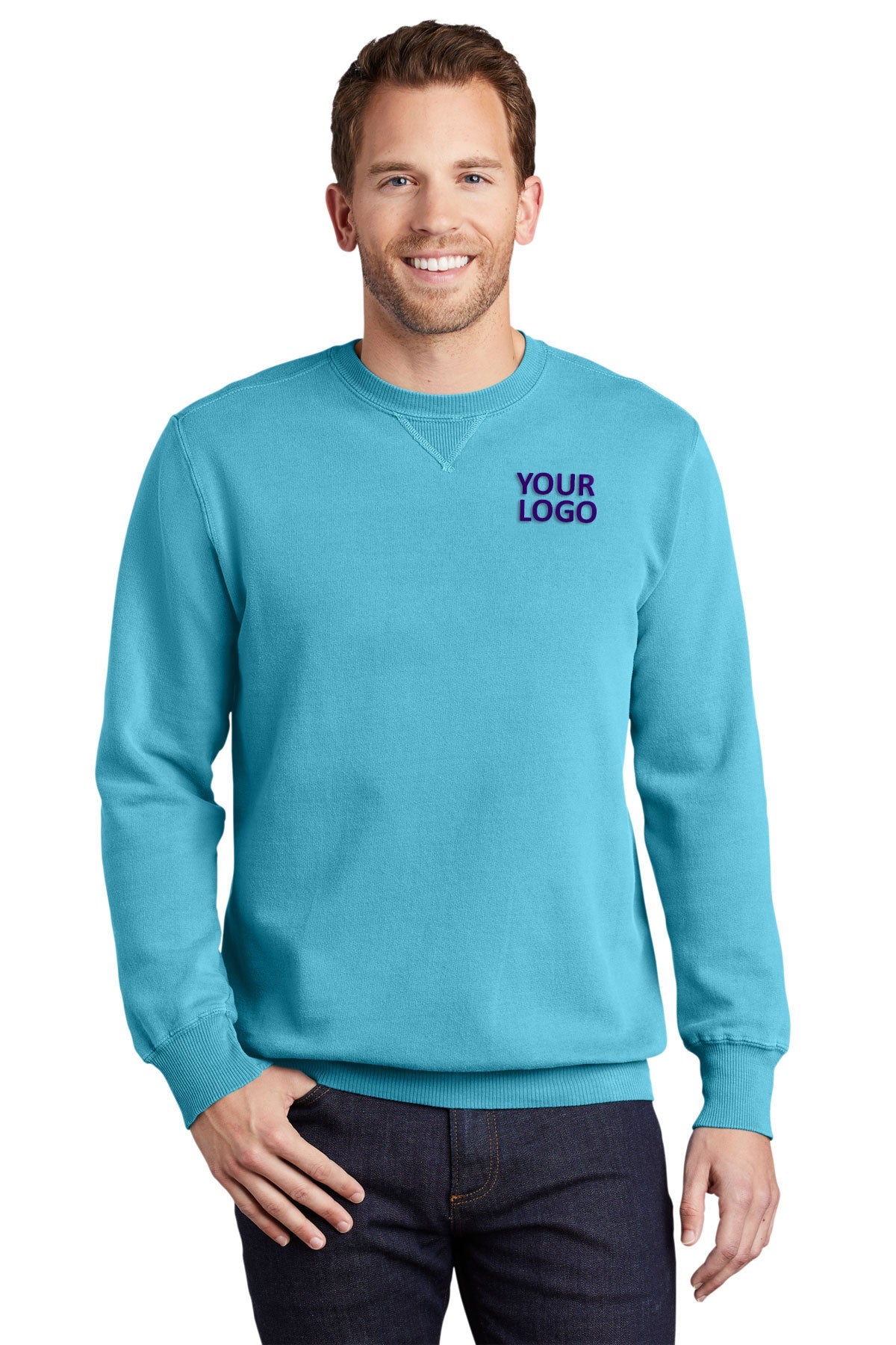 Port & Company Tidal Wave PC098 custom printed sweatshirts